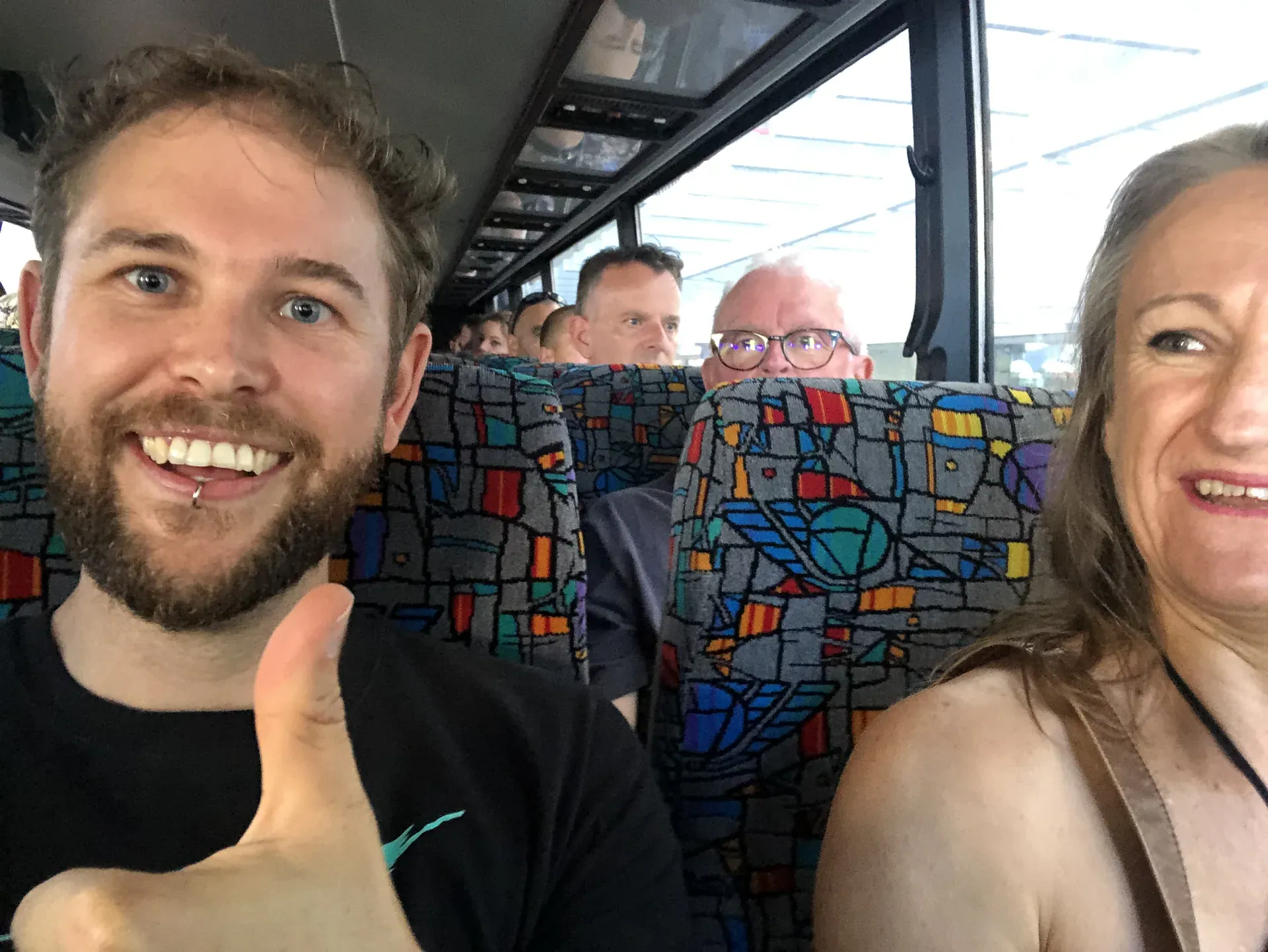 The bus ride with my very interesting friend